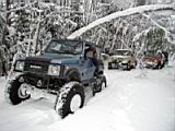 Suzuki Samurai Snow Wheeling