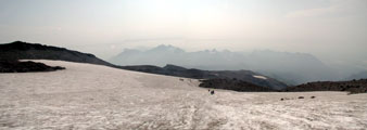 muir snowfield panorama