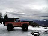 bronco snow wheeling